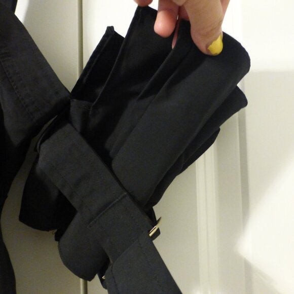 TEA & CUP black cuffed sleeves button up top - Picture 11 of 12